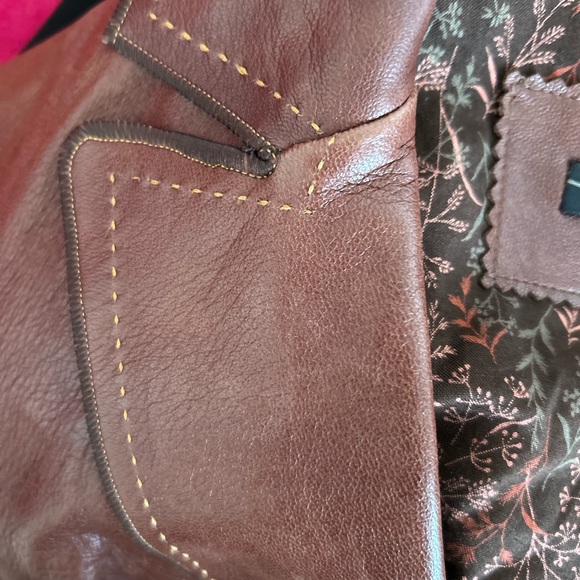 ROSEA NICHOLS Woman Leather Jacket - Picture 7 of 9